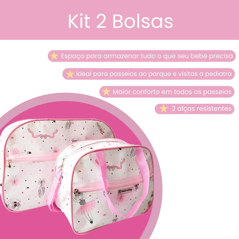 Kit 2 Bolsa Maternidade